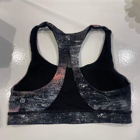 Lululemon Invigorate Bra, Azurite Poppy Coral Multi, SZ 8 - Picture 5 of 5